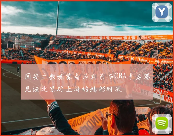 国安主教练蒙哥马利亲临CBA季后赛见证北京对上海的精彩对决